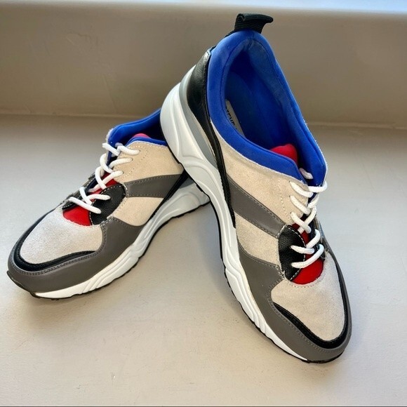 Steve Madden Envoy Multi-Color Chunky Lace Up  Sneaker Shoes  Women’s  8 - Picture 12 of 14